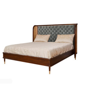 Wooden Bed Frame King with Headboard
