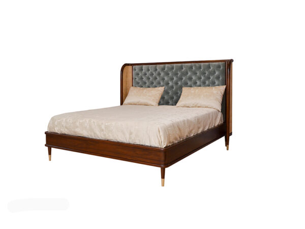Wooden Bed Frame King with Headboard