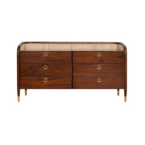 Solid Wood 6 Chest Of Drawers