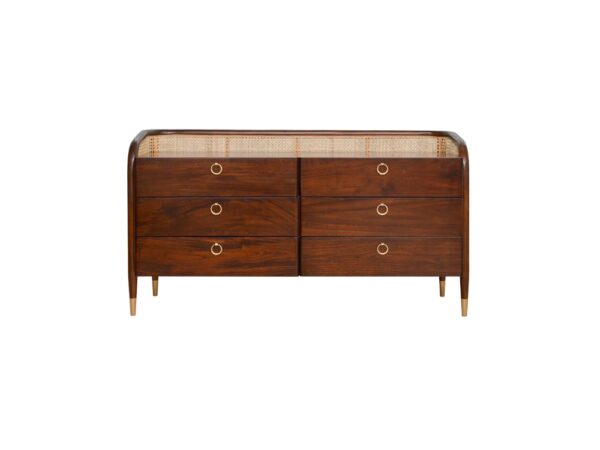 Solid Wood 6 Chest Of Drawers